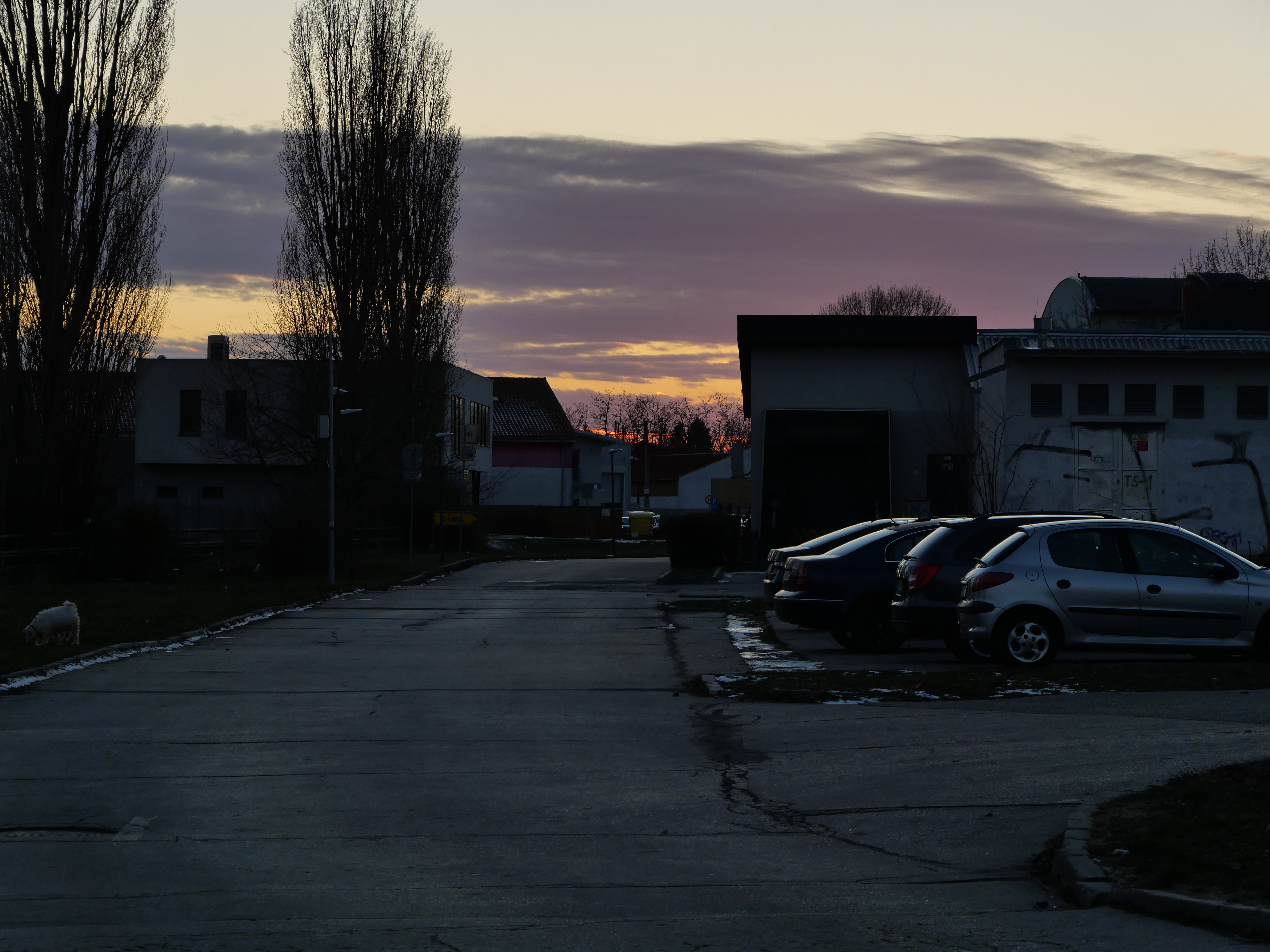 Moja prvá fotografia západu slnka v roku 2026.